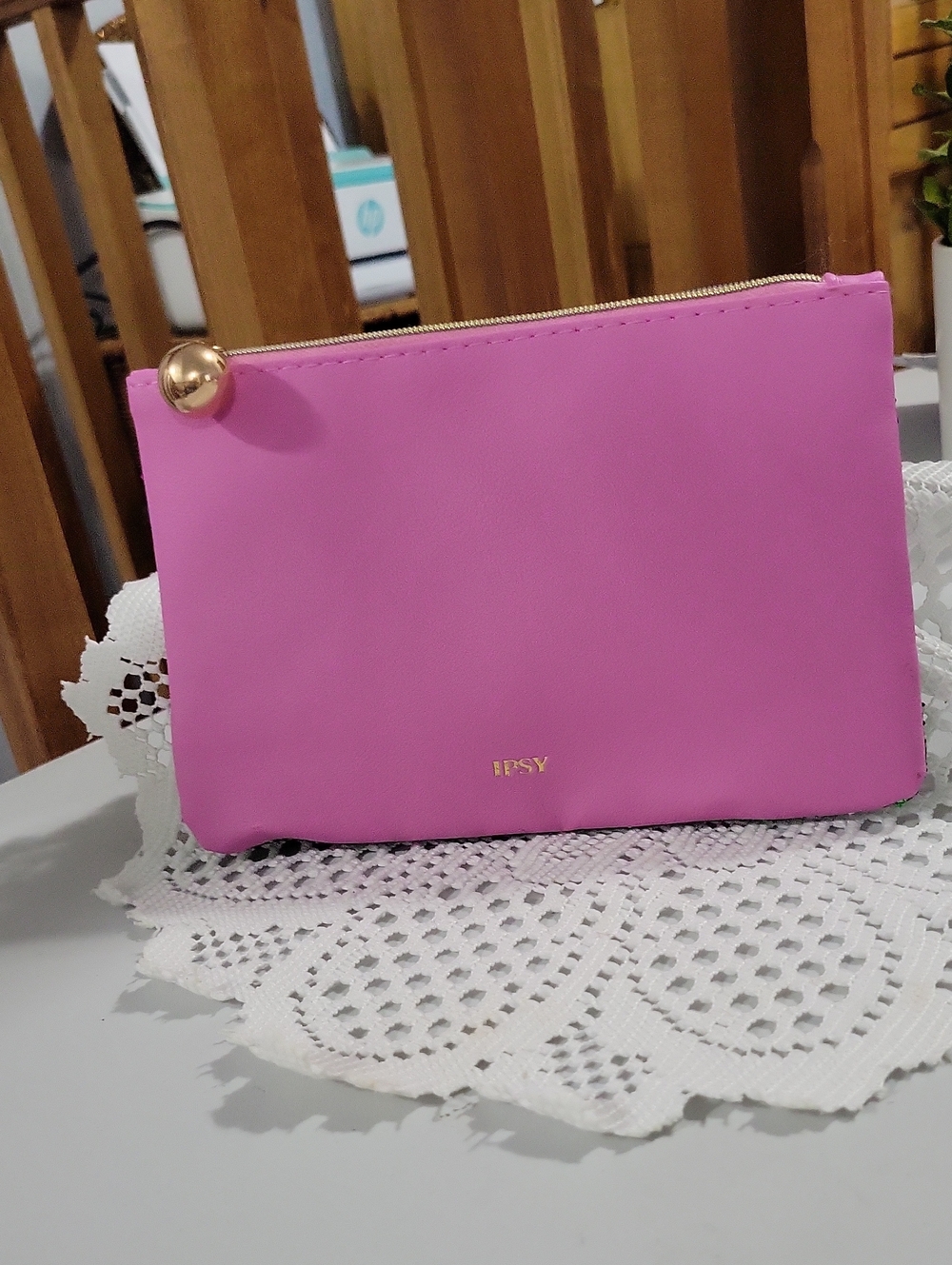 ipsy glitter cosmetic bag - Picture 2 of 4